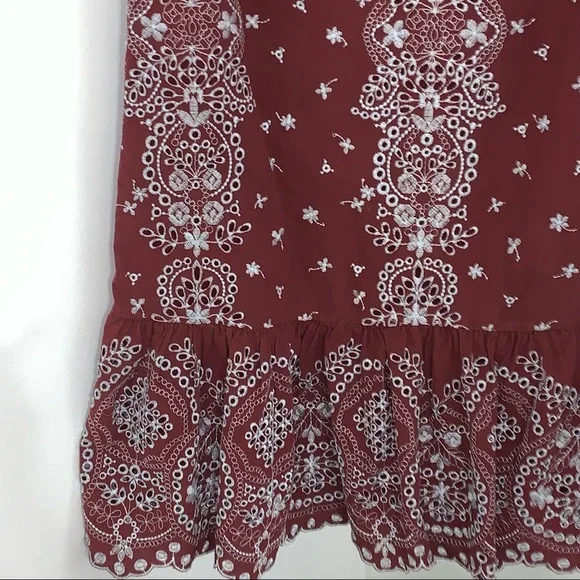 Anthropologie Feather Bone Ynez Eyelet Tunic Dress - Picture 3 of 10